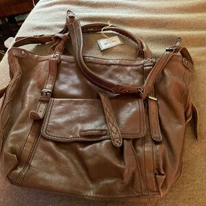 SOLD OUT Isabel Fiore Urban Ryder Adobe Tobo Brown Satchel  $398 with Dustbag